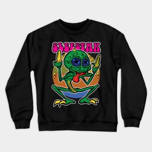 Crouching Sleestak Crewneck Sweatshirt